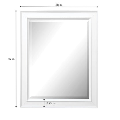 Kitchen Bath Collection KitchenBathCollection Napa 28-inch Wall Mirror Chocolate