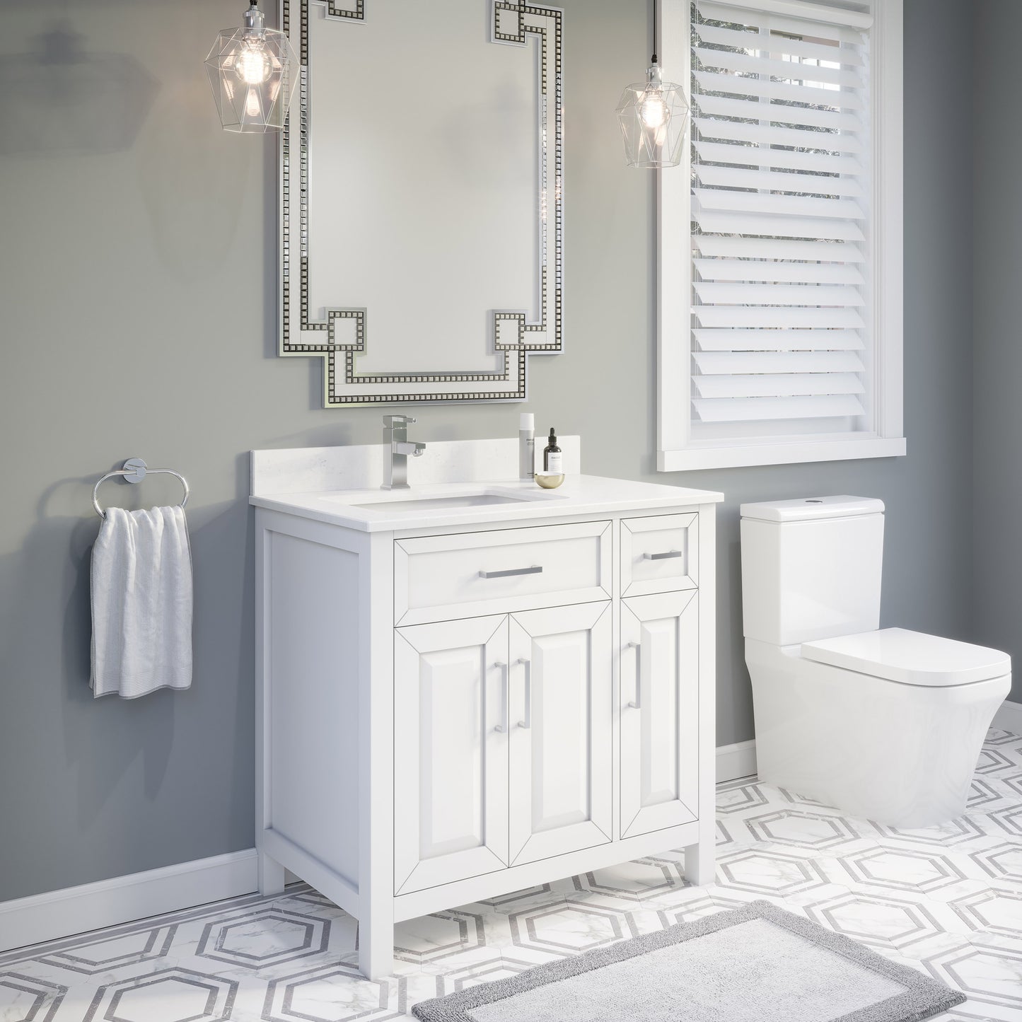 Thomson Bath Vanity by Studio Bathe in White