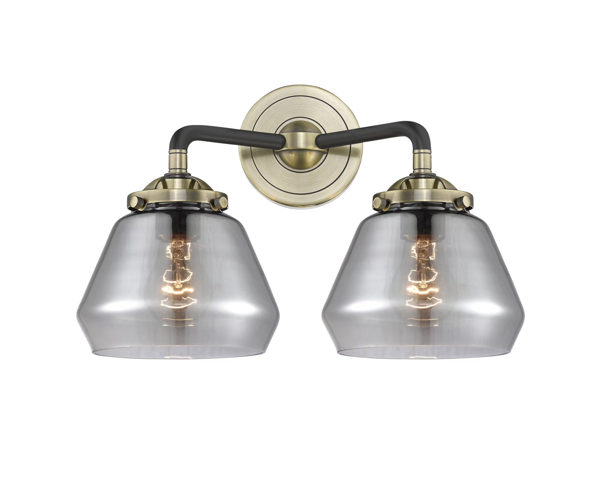 Innovations Lighting 284-2W Fulton Fulton 2 Light 15" Wide Bathroom Vanity Light - Black