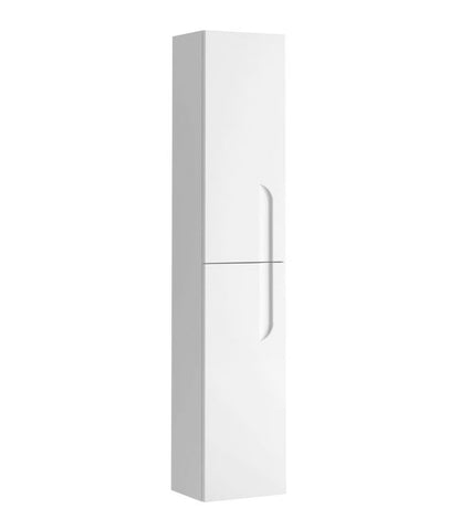 Eviva Vitta 12" White Modern Bathroom Linen Side Cabinet