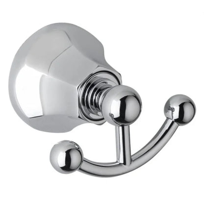 Rohl Wellsford Double Robe Bathroom Hook in Antique Gold WE7DAG