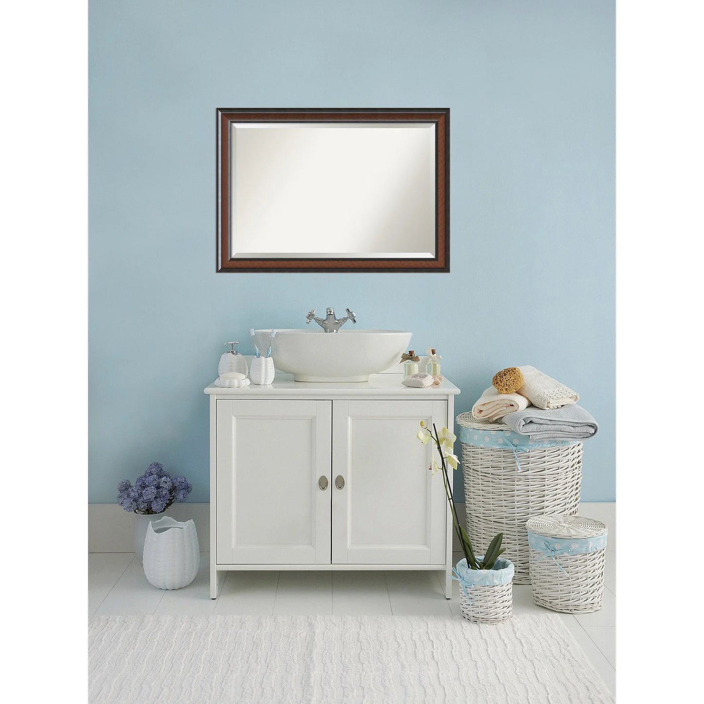 Amanti Art Cyprus Bathroom Mirror