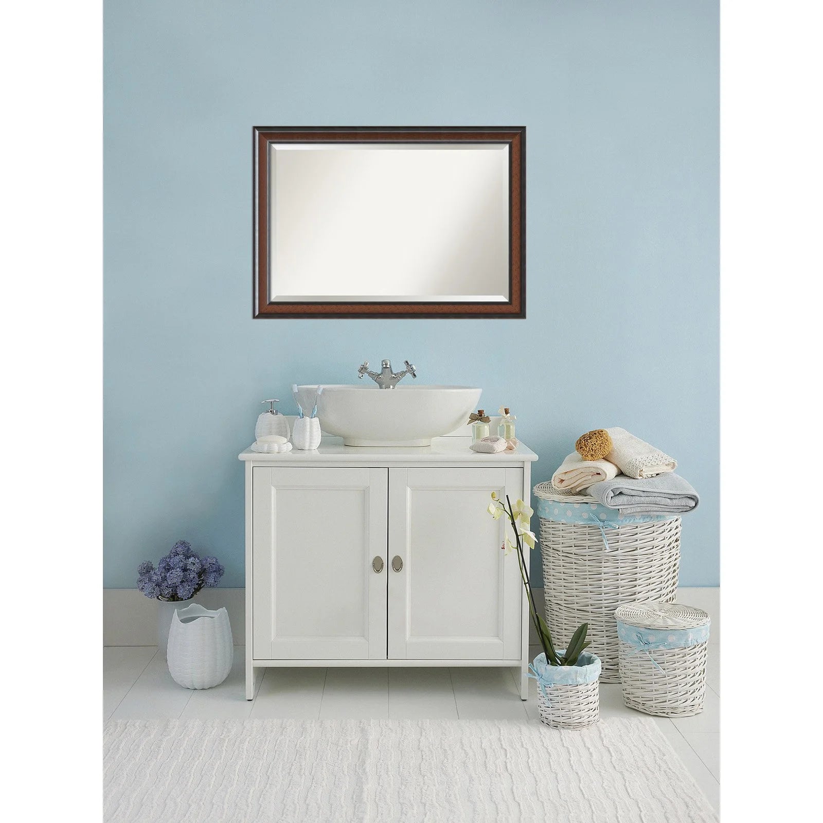 Amanti Art Cyprus Bathroom Mirror