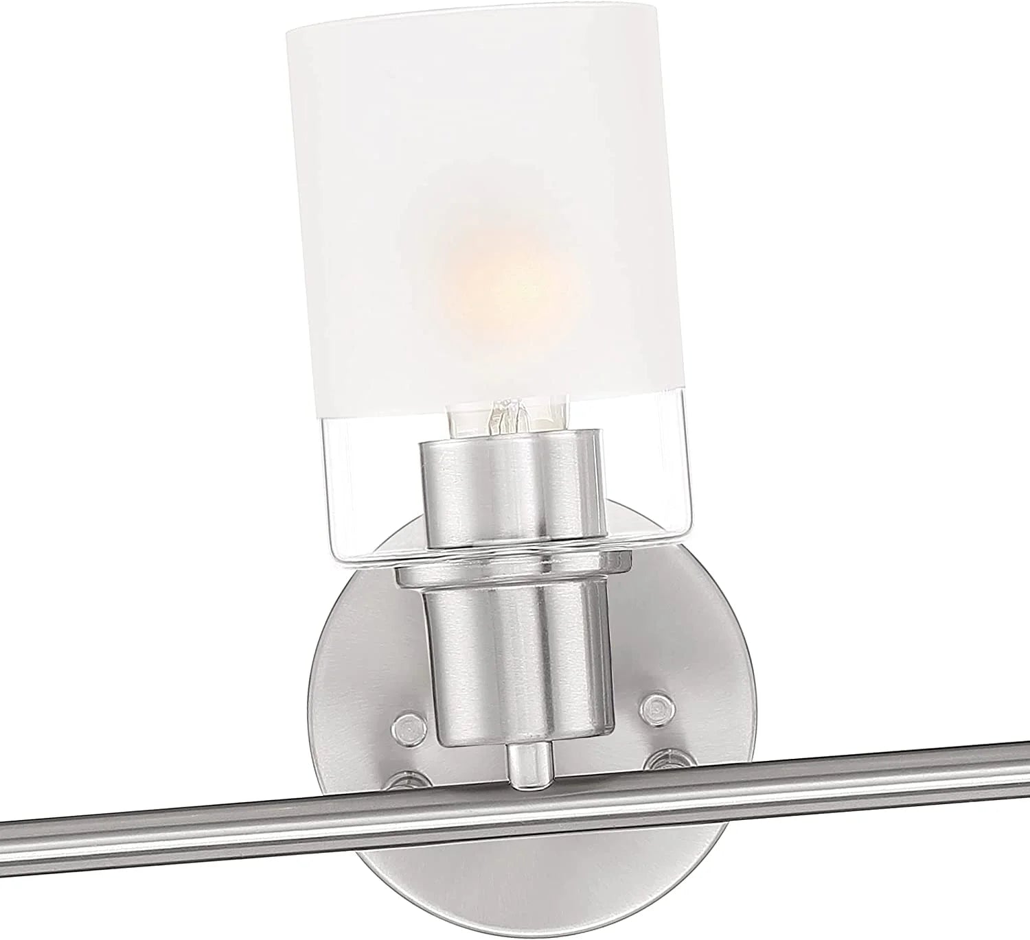 Designers Fountain Cedar Lane 3 Light Brushed Nickel Bathroom Vanity Light Fixture, D236M-3B-BN