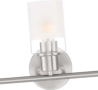 Designers Fountain Cedar Lane 3 Light Brushed Nickel Bathroom Vanity Light Fixture, D236M-3B-BN