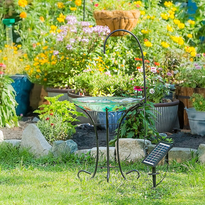 Water Agitator Bird Bath Stand