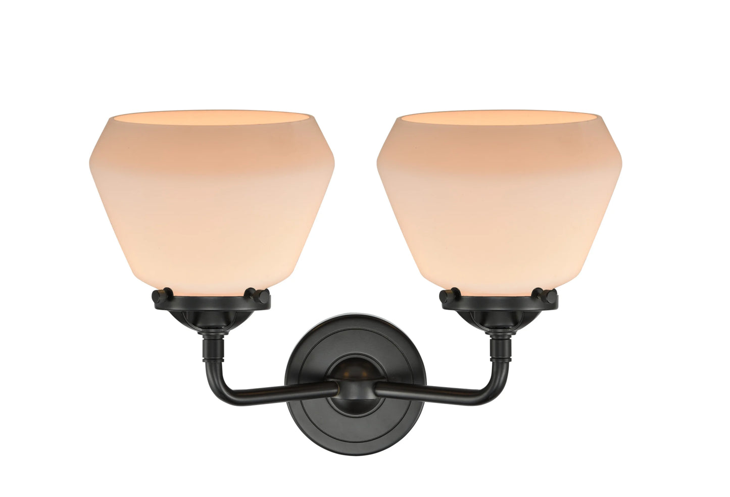 Innovations Lighting 284-2W Fulton Fulton 2 Light 15" Wide Bathroom Vanity Light - Black