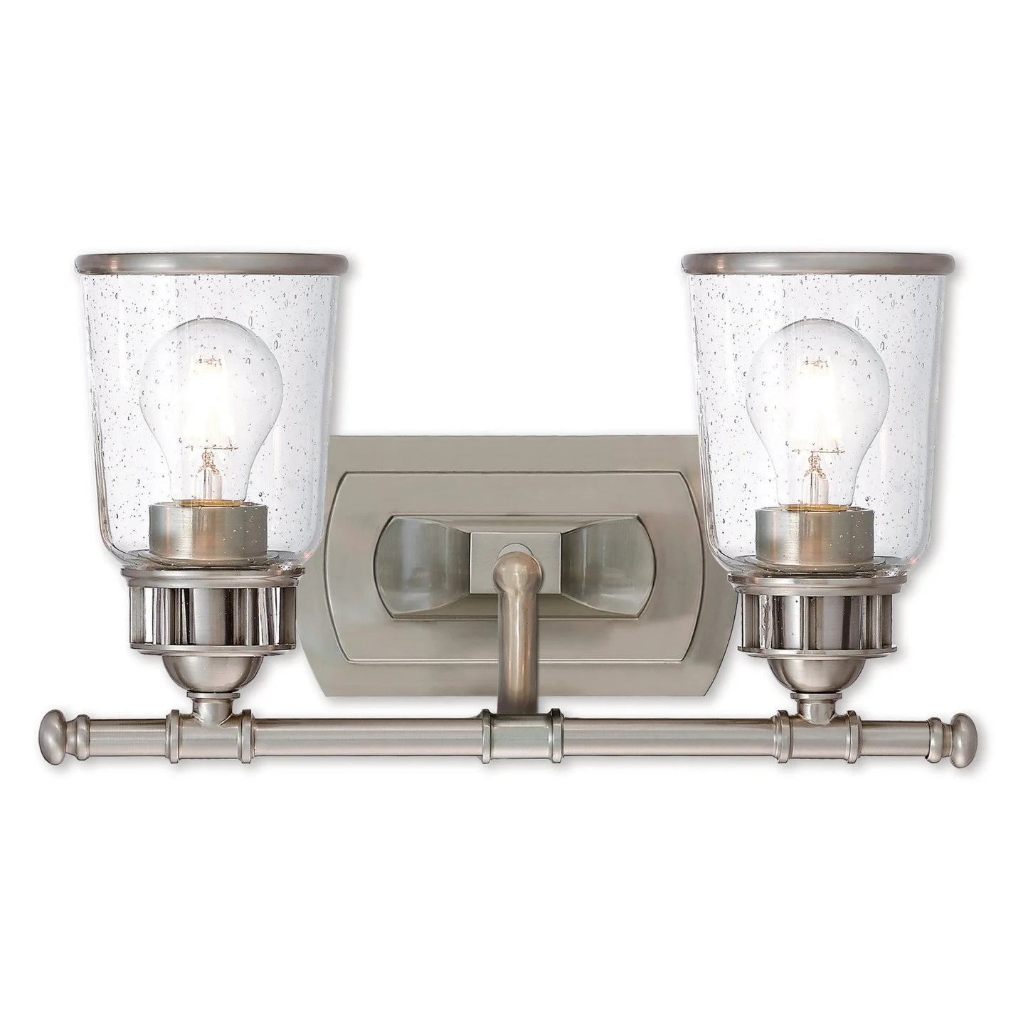 Livex Lighting Lawrenceville 2 Light Bath Vanity Light in Polished Chrome
