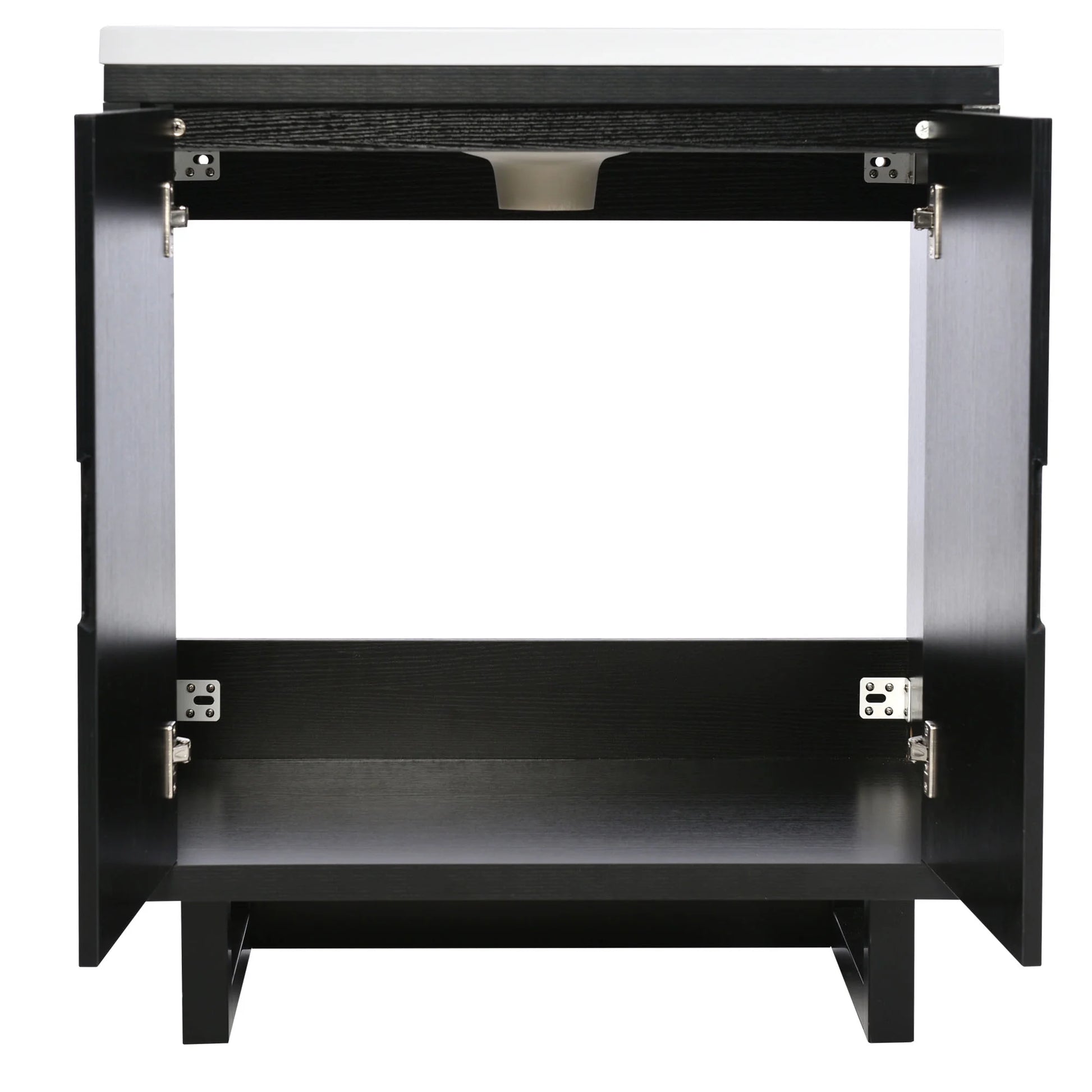 Harper & Bright Designs 30" Bathroom Vanity Set with Sink Combo Cabinet, Bathroom Vanity Storage Cabinet, Solid Wood Frame