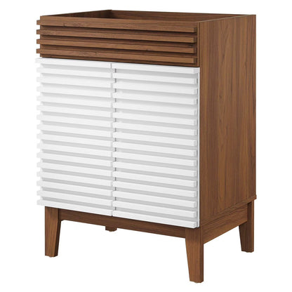 Vanity Cabinet (Sink not included), Black, Wood, Mid Century Hotel Bedroom Bathroom, Modern Contemporary HB33433