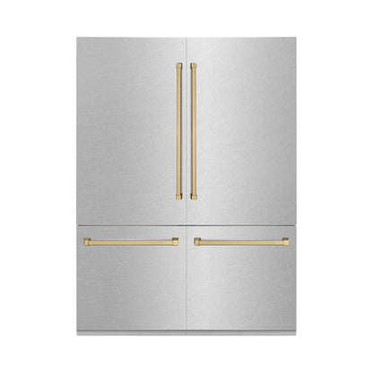 ZLINE KITCHEN AND BATH RBIVZSN60CB french door built in refrigerator