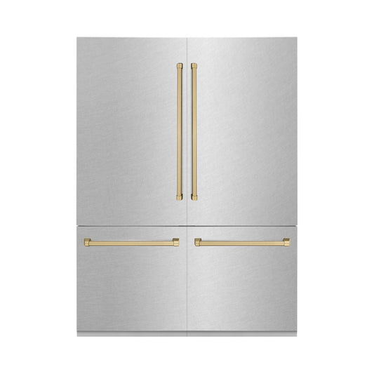 ZLINE KITCHEN AND BATH RBIVZSN60CB french door built in refrigerator