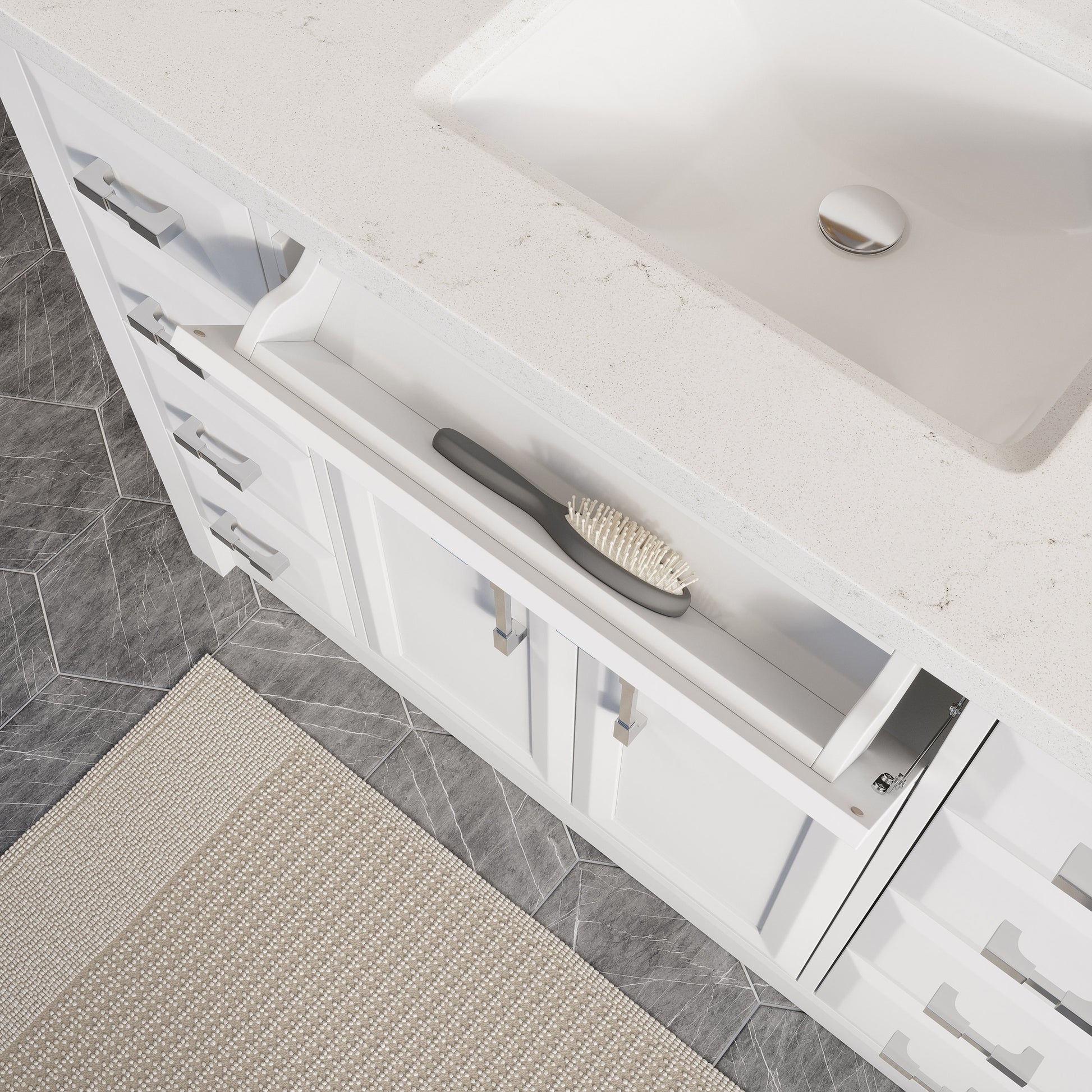 Calais Bath Vanity by Studio Bathe in White