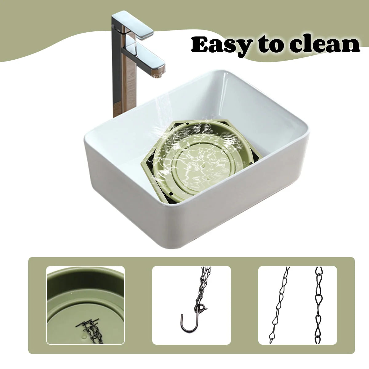 Hanging Bird Bath Feeder for Outdoors,Bird Feeder Hanging Bird Feeder Tray Charm to Your Garden 2 in 1