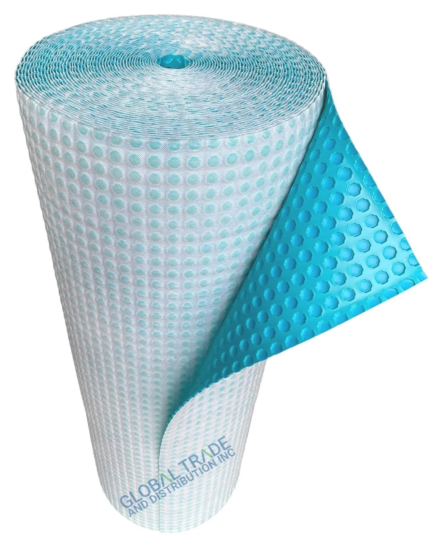 Uncoupling Waterproofing Membrane Roll, 108 Sq Ft (3.3 Ft x 32.8 Ft), 1/8'' Anti-Fracture Mat, Crack Isolation Flooring Underlayment for Bathroom Floor Tile, Subfloor
