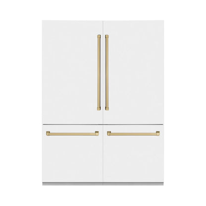 ZLINE KITCHEN AND BATH RBIVZWM60CB french door built in refrigerator