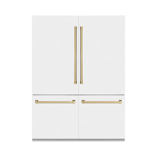 ZLINE KITCHEN AND BATH RBIVZWM60CB french door built in refrigerator