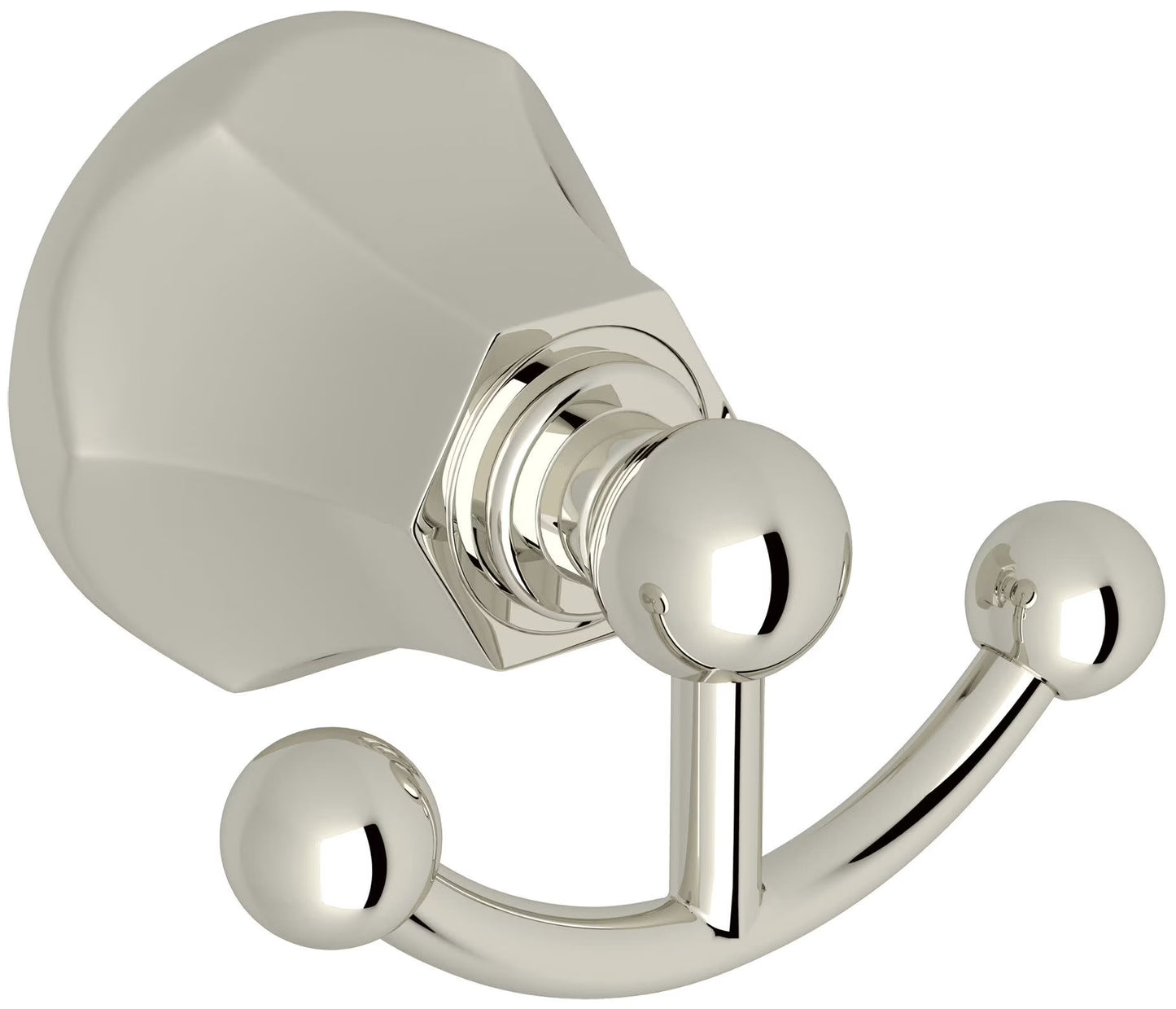 Rohl Wellsford Double Robe Bathroom Hook in Antique Gold WE7DAG