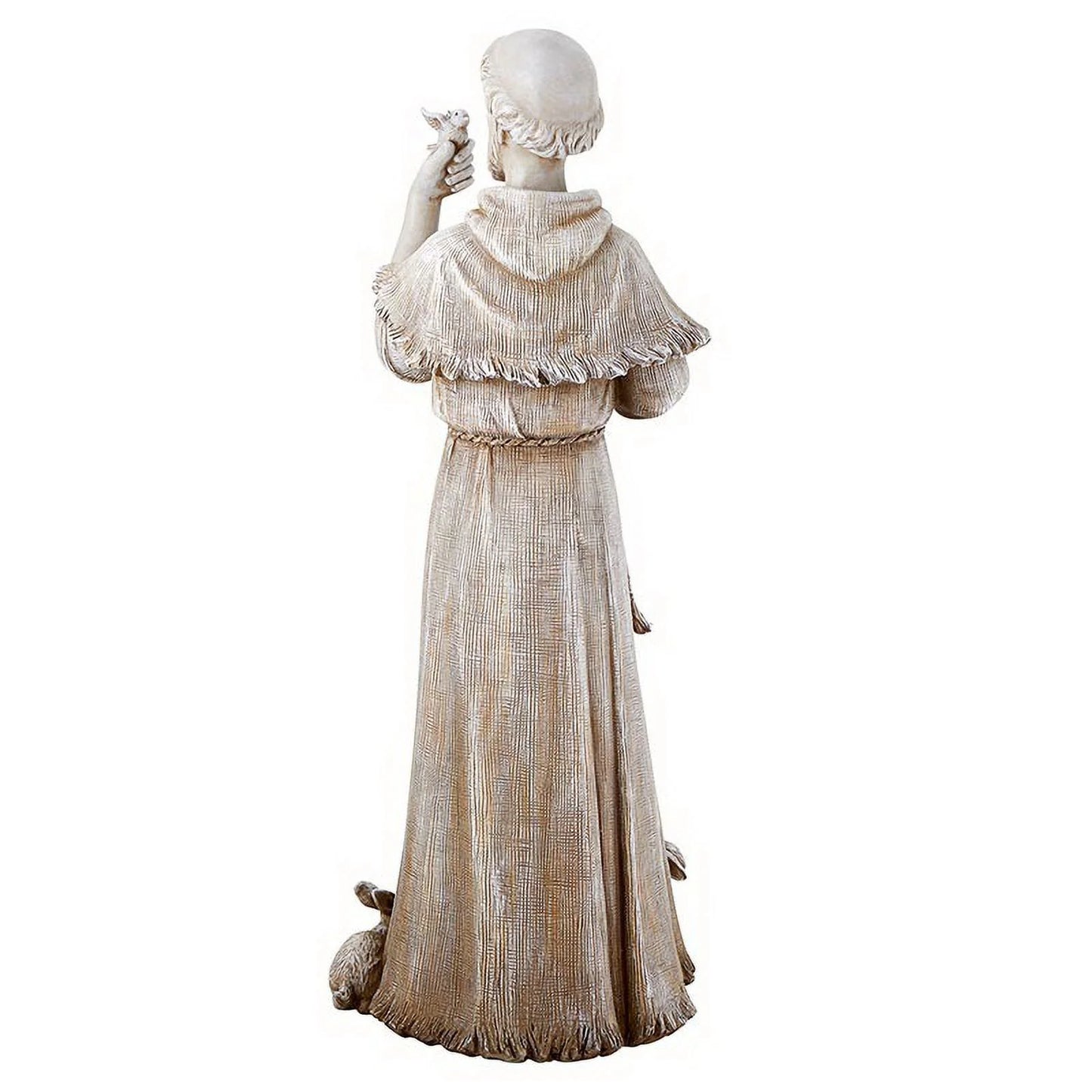 Saint Francis Bird Bath & Feeder Statue, Outdoor D��?cor, 24 Inches