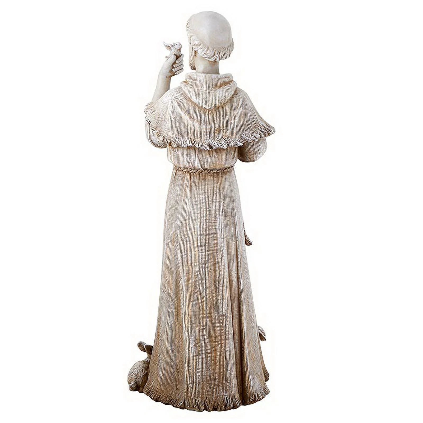 Saint Francis Bird Bath & Feeder Statue, Outdoor D��?cor, 24 Inches