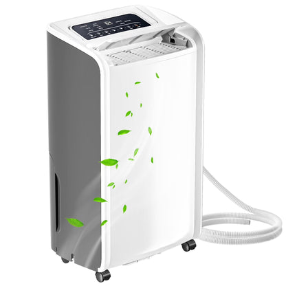 Rocyis 3600 Sq. ft 19 Pints (DOE) Dehumidifier for Home, with Auto Shut off, Drain Hose, Reusable Filter, 24H Timer, Auto Defrost, Child Lock, for Bedroom, Bathroom