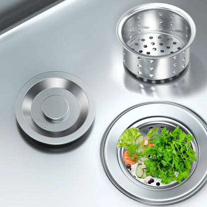 20" Stainless Steel Freestanding Utility Sink with Hot/Cold Water Faucet - Perfect for Kitchen, Bathroom, Farmhouse & Outdoor Use