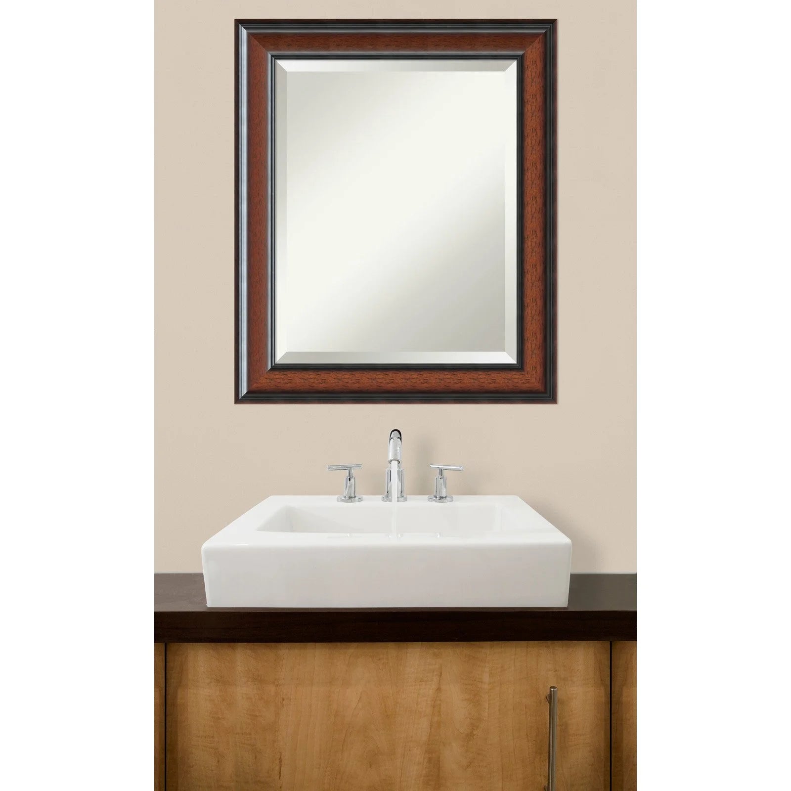Amanti Art Cyprus Bathroom Mirror