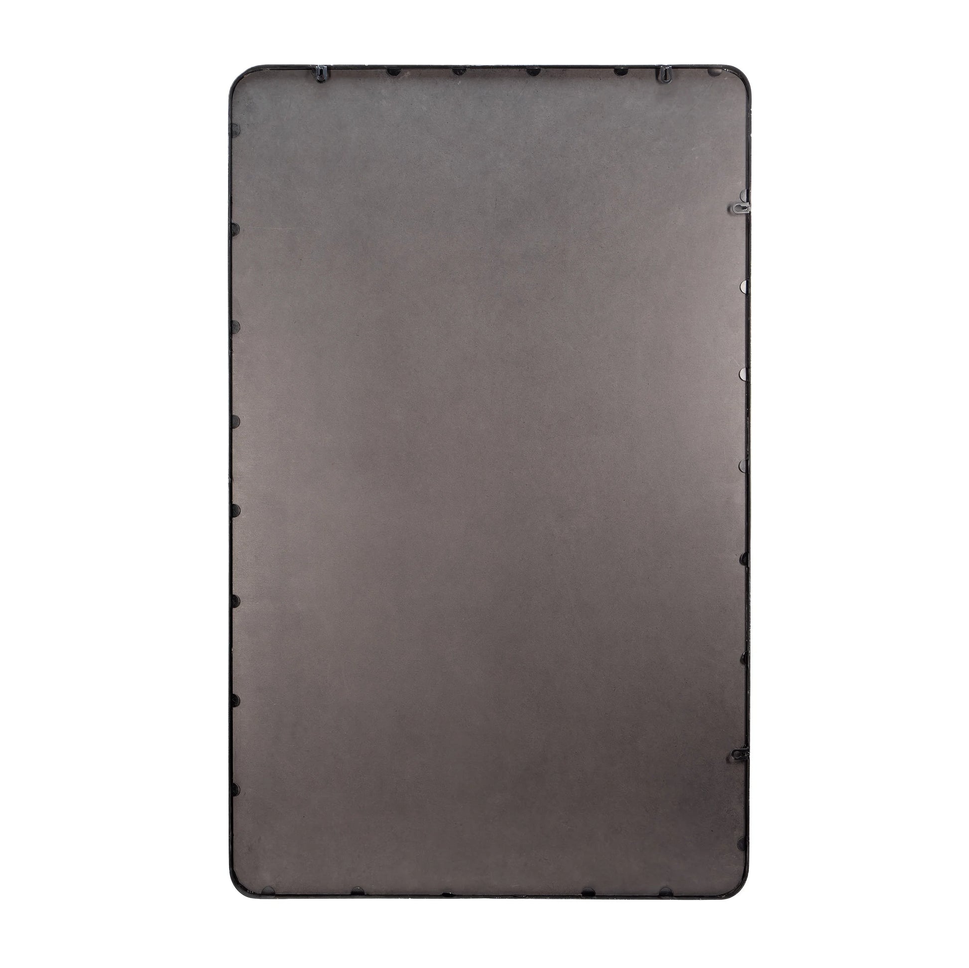Emma + Oliver 48" x 30" Rectangular Wall Mirror with Black Frame and Silver Backed Glass for Clarity for Entryways, Bathrooms & More