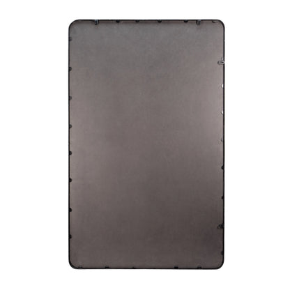 Emma + Oliver 48" x 30" Rectangular Wall Mirror with Black Frame and Silver Backed Glass for Clarity for Entryways, Bathrooms & More