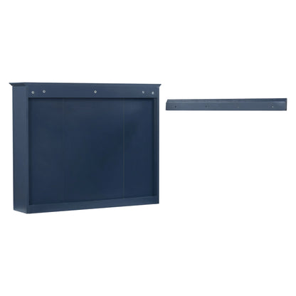 Furvclv Bathroom Wall Mirror Cabinet Modern Wall Mounted Cabinet Storage Organizer With Single Mirror Door 6 Open Shelves