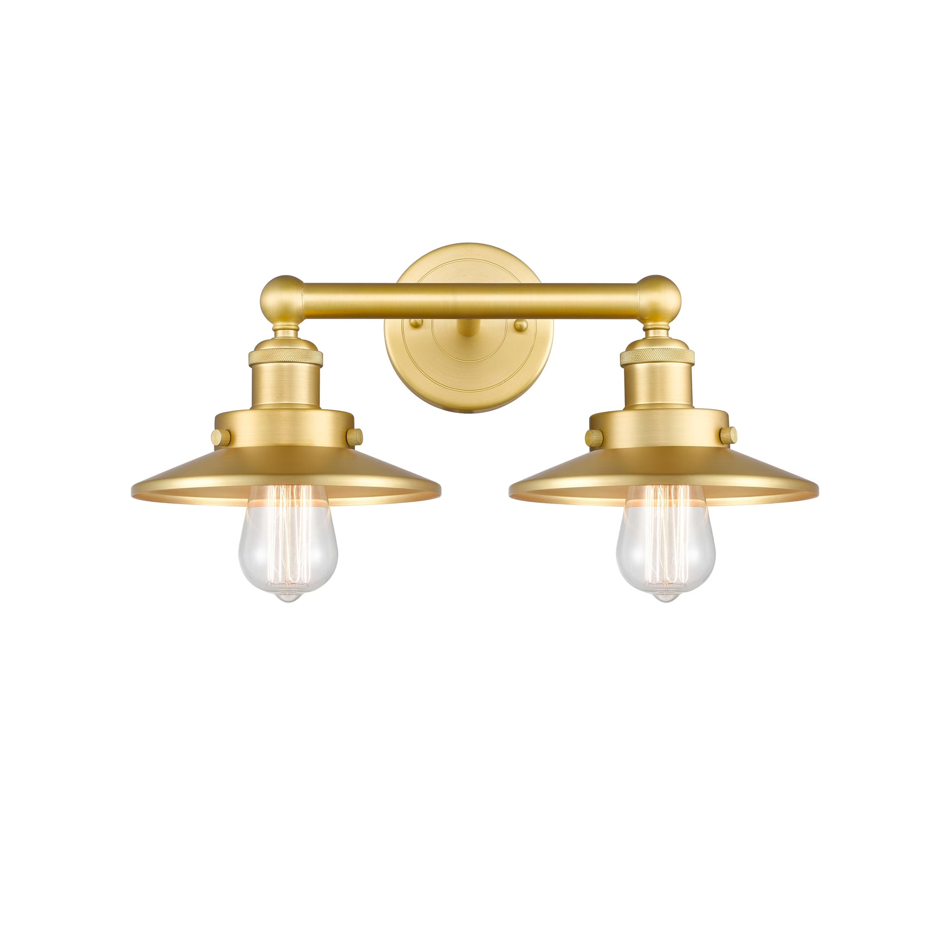 Innovations Lighting Railroad - 2 Light 17" Bath Vanity Light Antique Brass