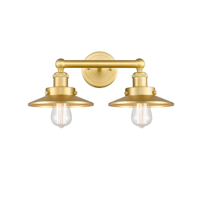 Innovations Lighting Railroad - 2 Light 17" Bath Vanity Light Antique Brass