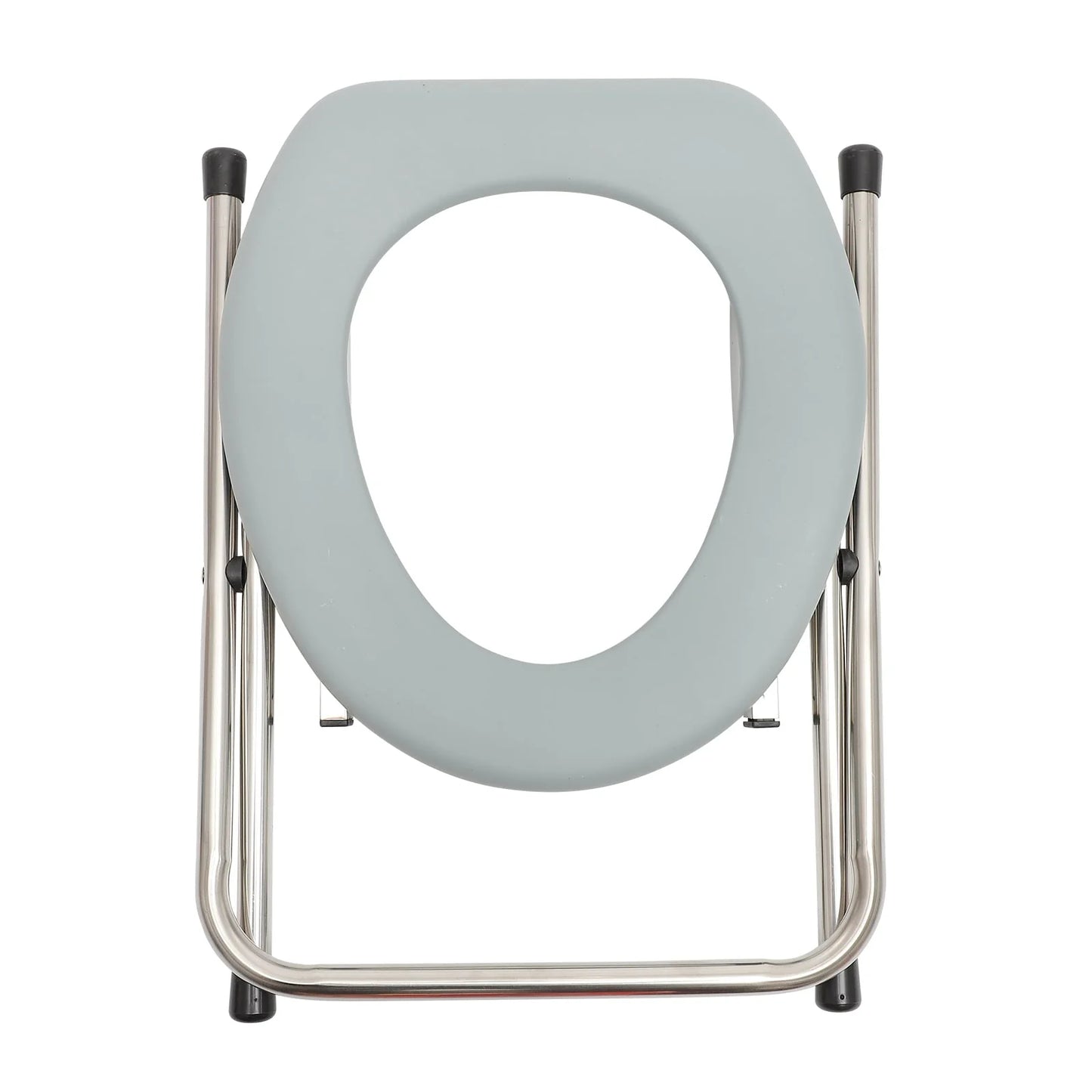 NUOLUX 1PC Foldable Bathroom Toilet Chair Portable Toilet Stool Potty Chair for The Old