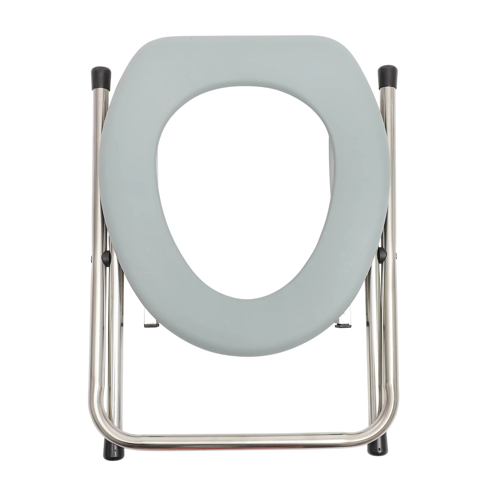 NUOLUX 1PC Foldable Bathroom Toilet Chair Portable Toilet Stool Potty Chair for The Old