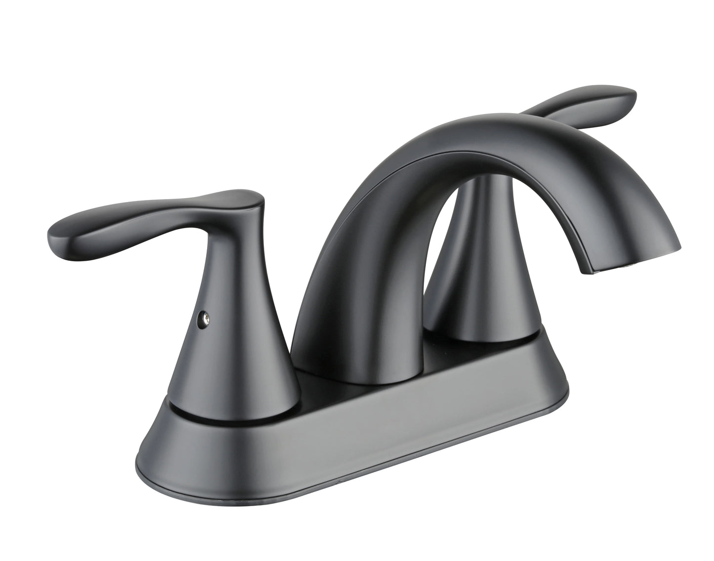 (2 pack) Better Homes & Gardens Simple Flair 4" Centerset Bathroom Faucet in Matte Black