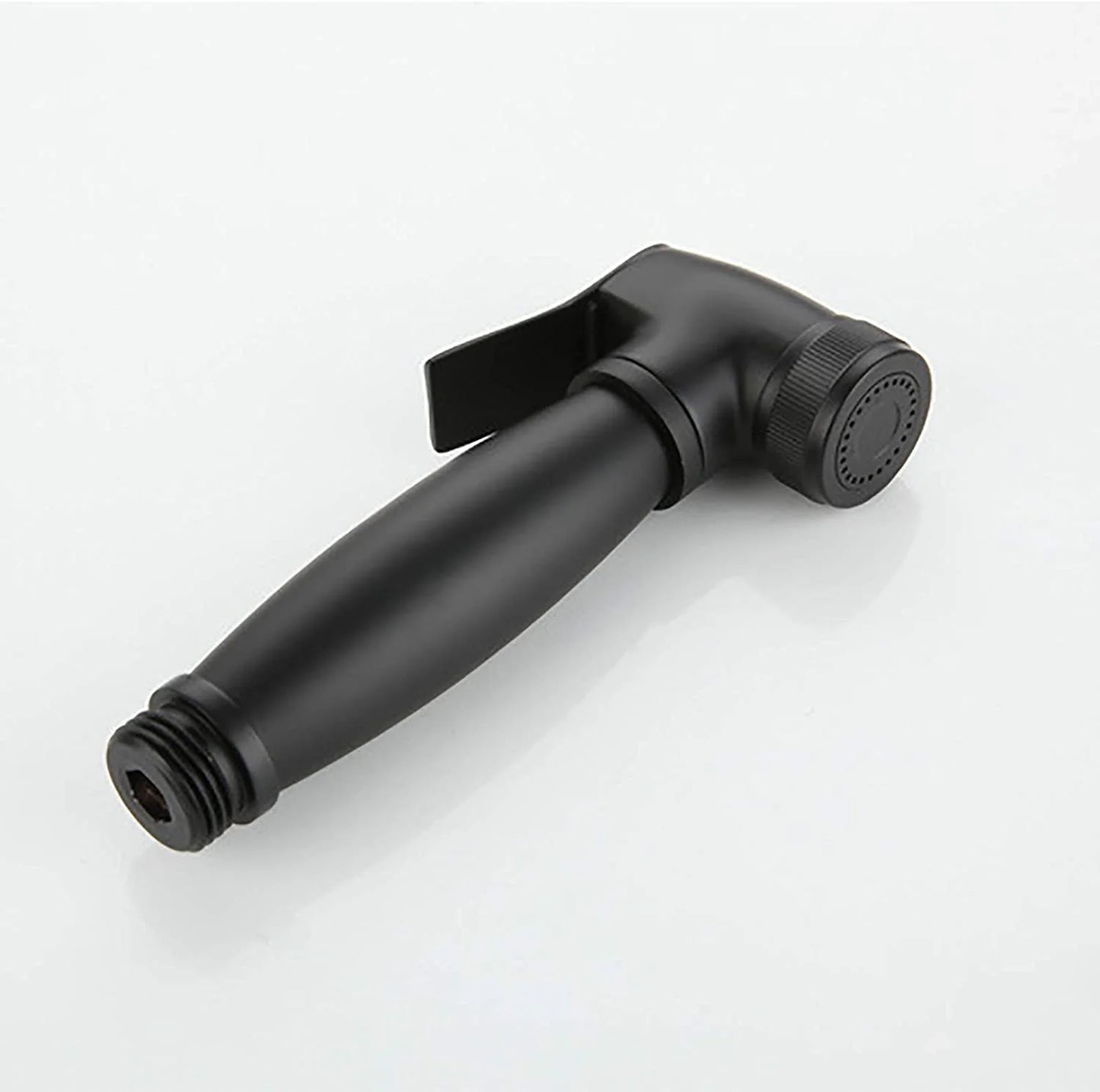 Handheld Bidet Sprayer for Toilet, Wall Mounted Black Toilet Bidet Sprayer Kit Brass Bathroom Cloth Diaper Sprayer Set with Hot and Cold Water for Personal Hygiene,PVC Hose