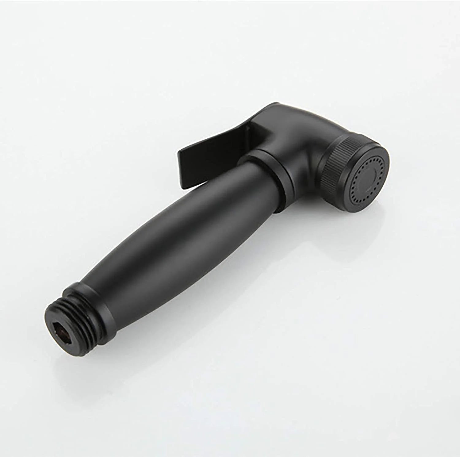 Handheld Bidet Sprayer for Toilet, Wall Mounted Black Toilet Bidet Sprayer Kit Brass Bathroom Cloth Diaper Sprayer Set with Hot and Cold Water for Personal Hygiene,PVC Hose