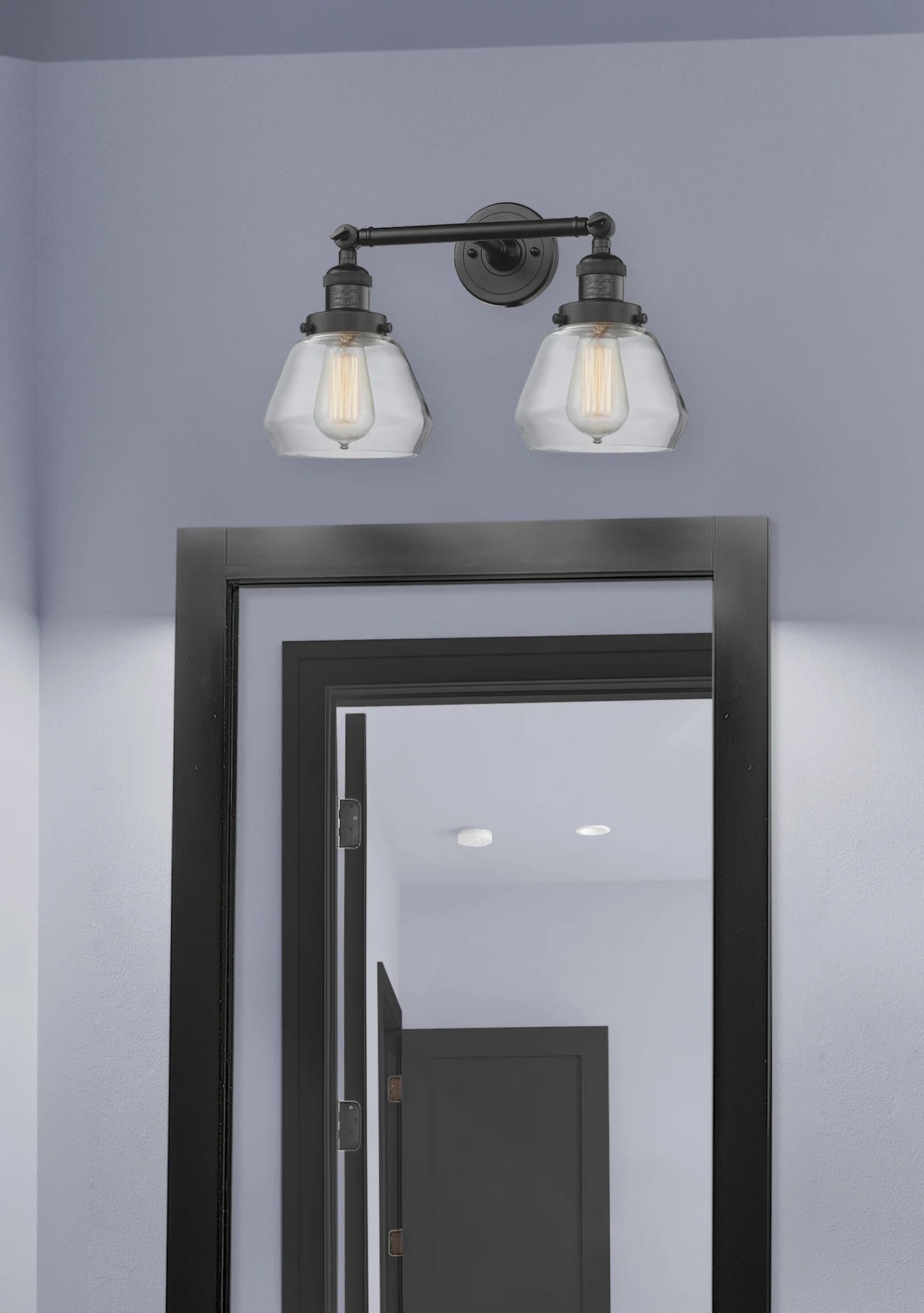 Innovations Lighting - Fulton - 2 Light Bath Vanity In Industrial Style-10