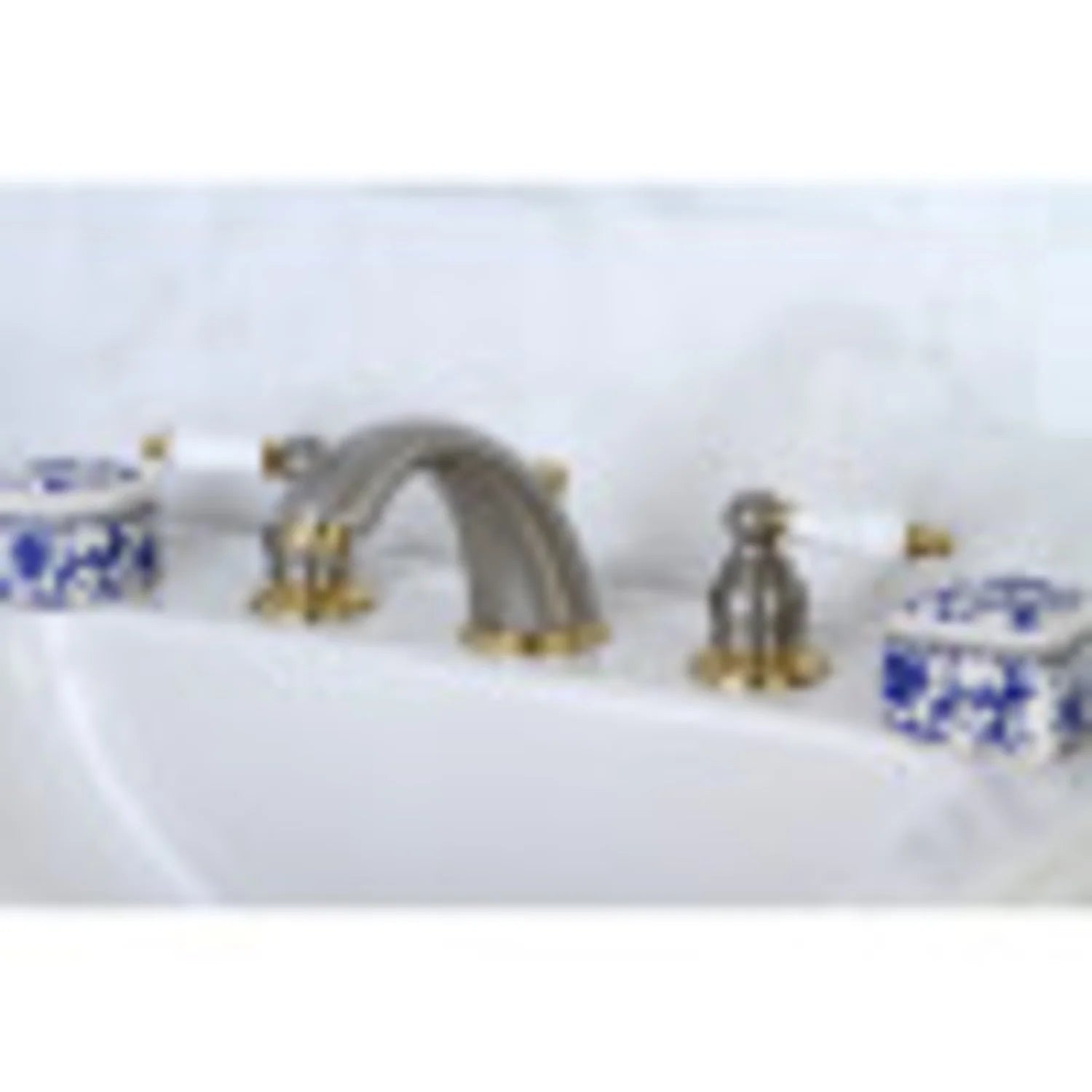 Kingston Brass KB978B Widespread Bathroom Faucet, Brushed Nickel