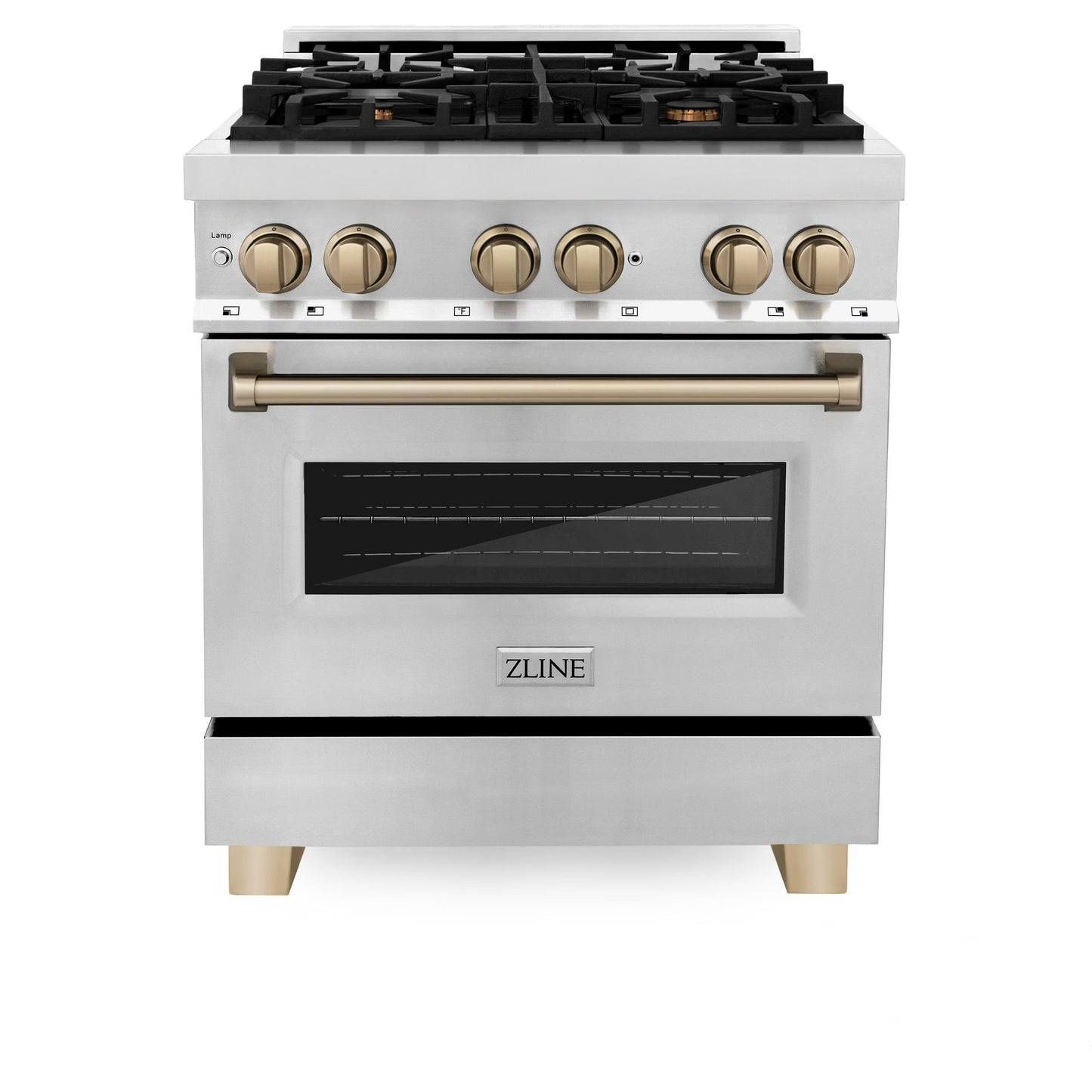 ZLINE KITCHEN AND BATH RAZ30CB professional gas range