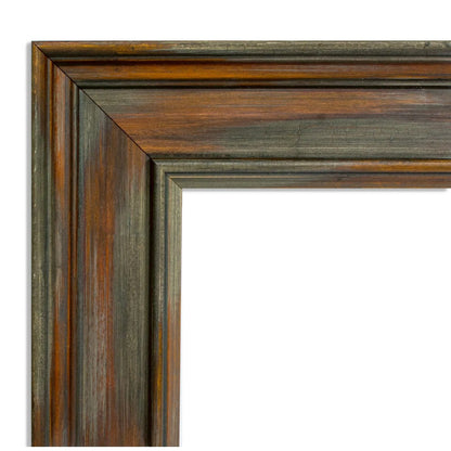 Amanti Art Alexandria Rectangular Beveled Bathroom Vanity Mirror
