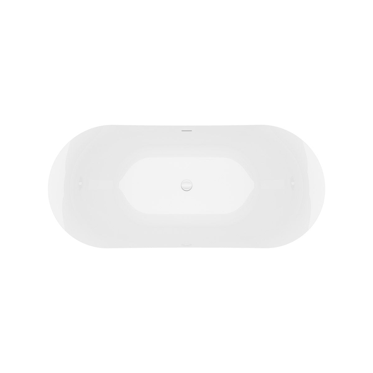Appollo Kalisto Seamless Freestanding Bathtub with Center Drain