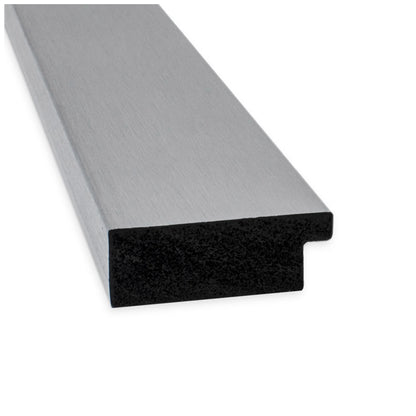 Brushed Nickel Beveled Wood Bathroom Wall Mirror