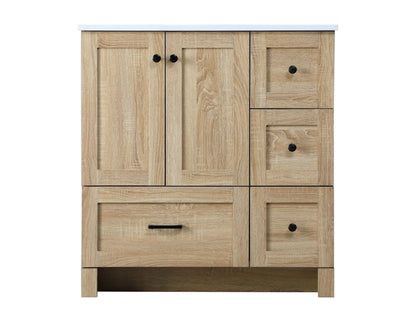 Elegant Kitchen and Bath 32 Inch Single Bathroom Vanity In Expresso