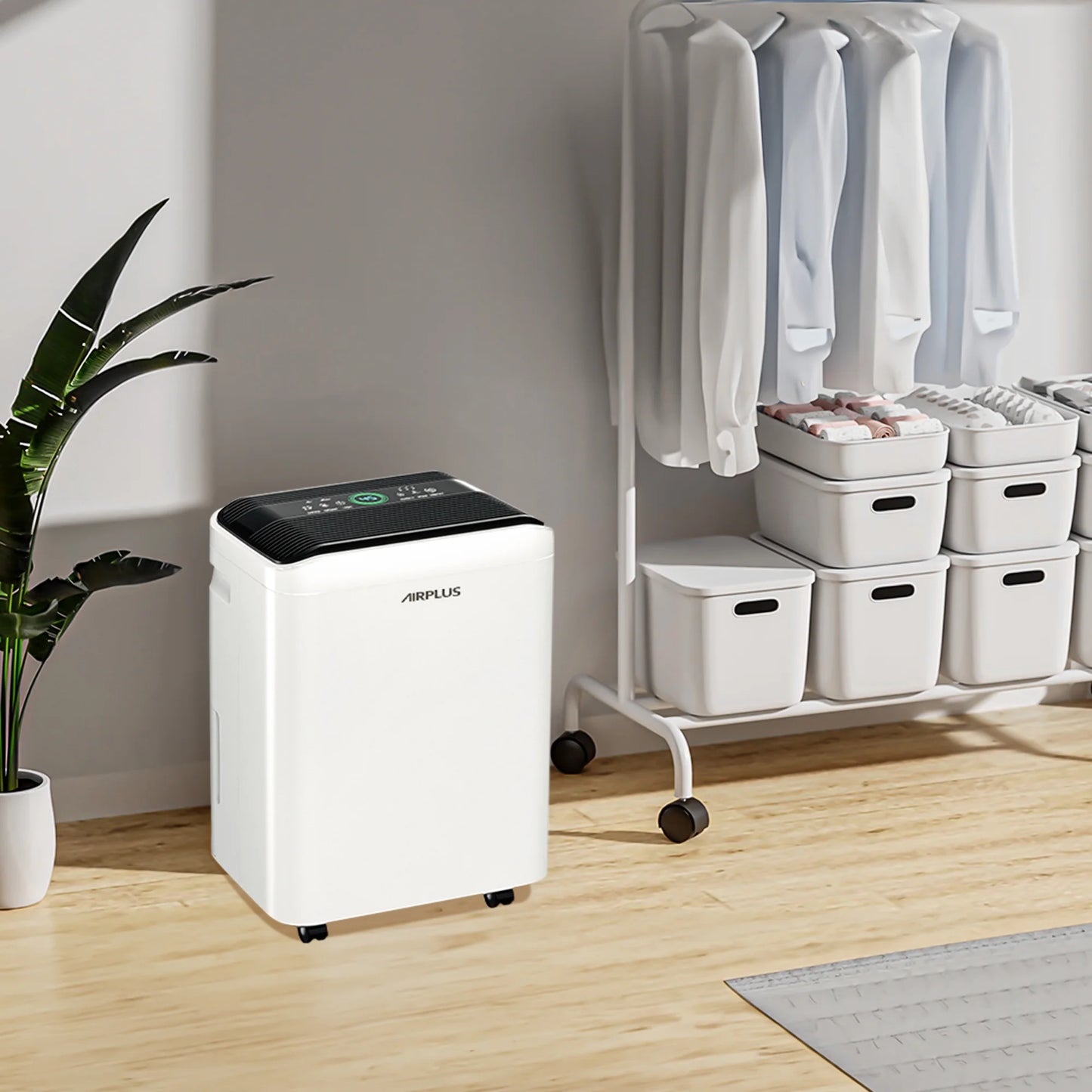 50 Pint Dehumidifier for Basements,Large Room,Home,Bathroom,4,500 Sq. ft. Dehumidifier with Drain Hose,Intelligent Humidity Control,24H Timer,3 Speed