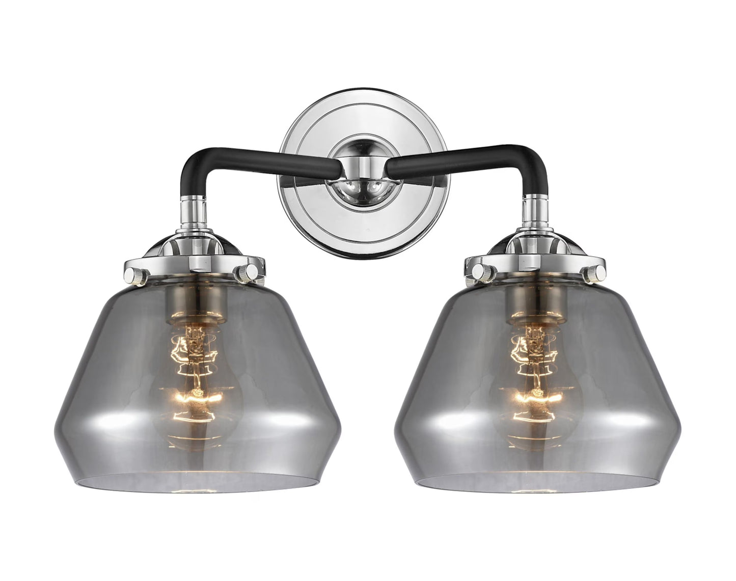 Innovations Lighting 284-2W Fulton Fulton 2 Light 15" Wide Bathroom Vanity Light - Black
