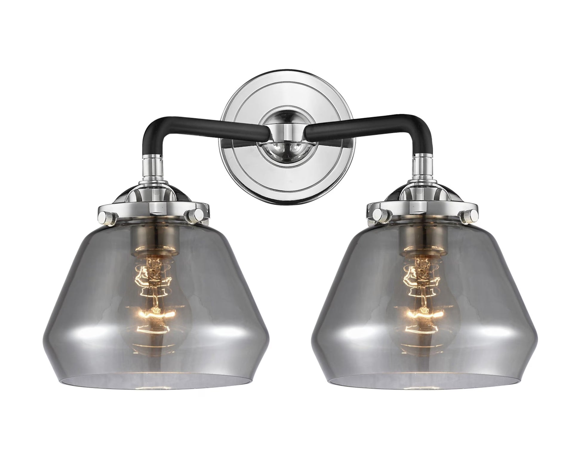 Innovations Lighting 284-2W Fulton Fulton 2 Light 15" Wide Bathroom Vanity Light - Black