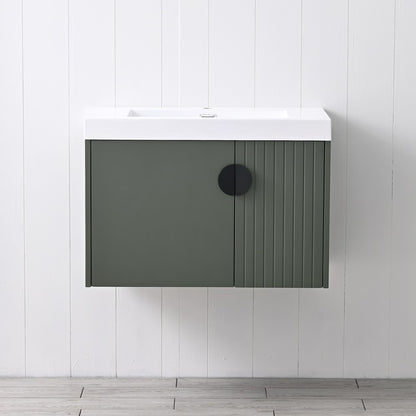 Floating & Wall Mounted Bathroom Vanity Set with Acrylic Sink