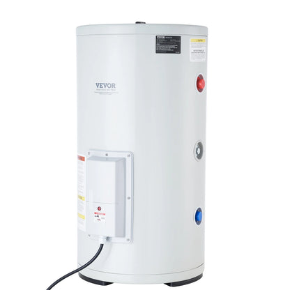 VEVOR Electric Water Heater, 18 Gallon Tank Instant Hot Water Heater, 1.6Kw Tankless Water Heater w/ LED Display,Knob Control, IPX4 Waterproof Side Connection On Demand Heaters for Shower, Bath
