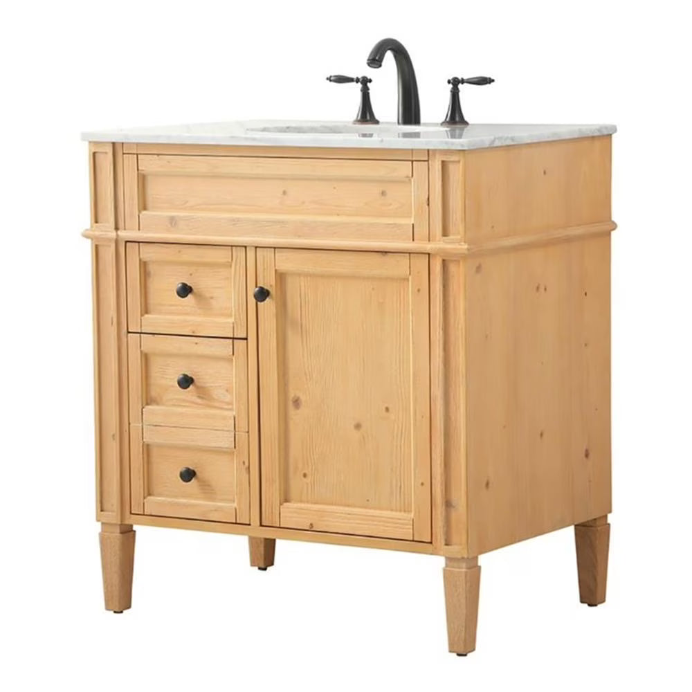 32 inch single bathroom vanity in blue